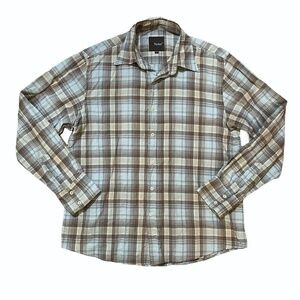 Roar Plaid Long-Sleeve Button-Down Men’s Shirt